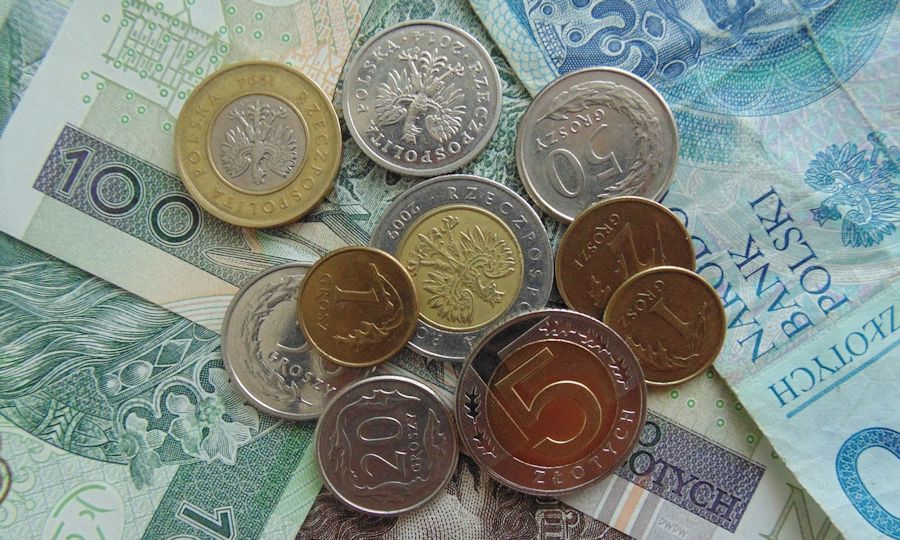 Polish zloty, notes and coins