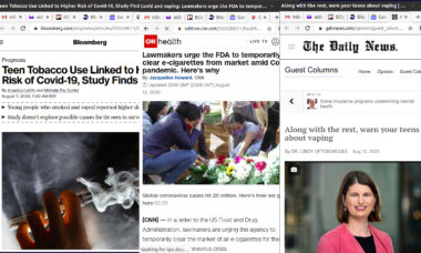 To ban or not to ban, that is the question over e-cigs during COVID-19 pandemic