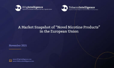 A market snapshot of 'novel nicotine products' in the European Union