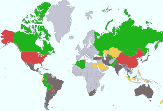 Global regulatory tracker: current regulation of nicotine-containing e-cigs, August