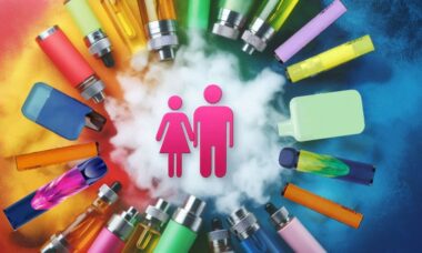 Vaping at a young age is more dangerous for men, two Canadian studies suggest